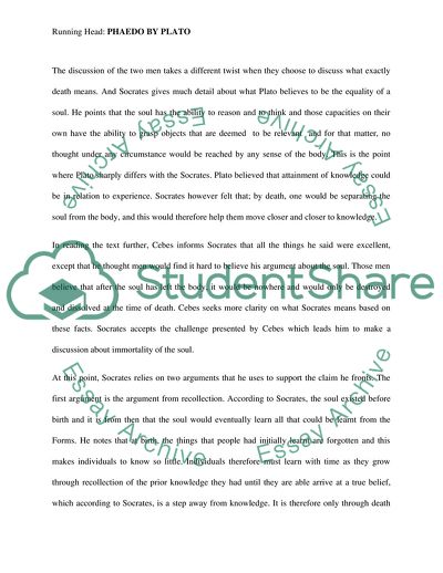 Phaedo, the Trial and Death of Platos Teacher