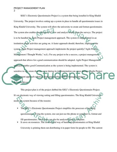 The KKUs Electronic Questionnaire Project