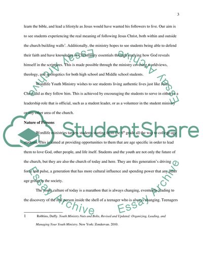 Philosophy of Wordlife Youth Ministry