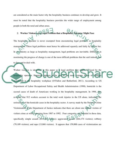 A Hospitality Operator Might Face