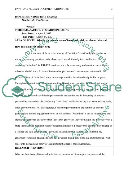 Effects of Wait-Time on the Number of Responses