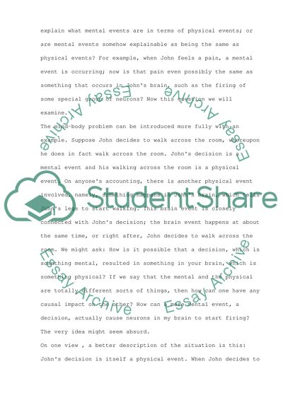 The logical system of the mind