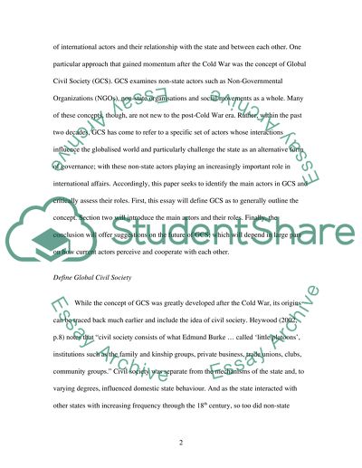 Global Civil Society