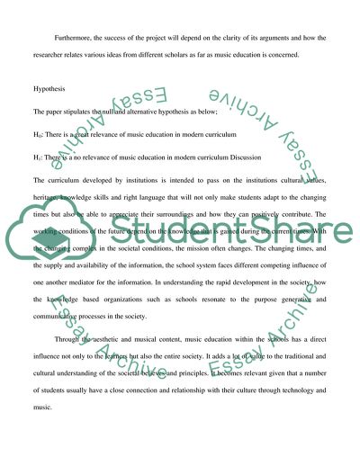 Relevance of Music Education in Modern Curriculum