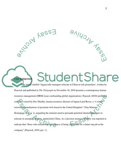 Jaguar Tells Managers to Relocate to China or Risk Promotion