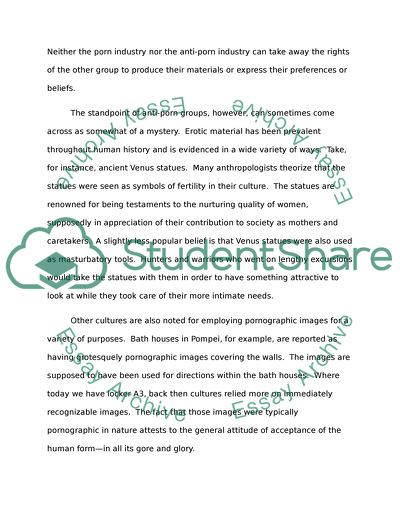 Should Pornography be More Restricted by USA Laws