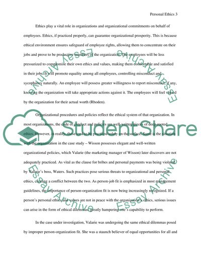 How Personal Can Ethics Get