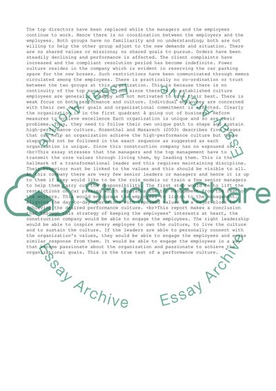 Organizational Culture