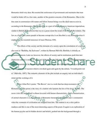 Romanticism in America