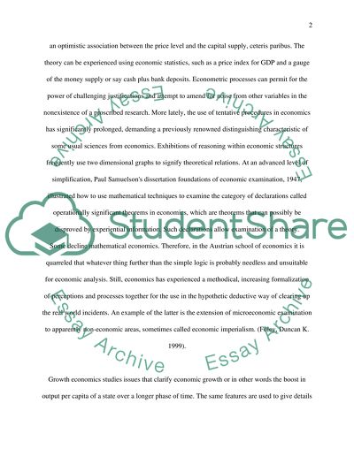 Economics in Australia