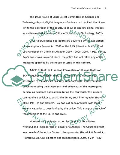 The Police and Criminal Evidence Act 1984, the Sale of Goods Act 1979