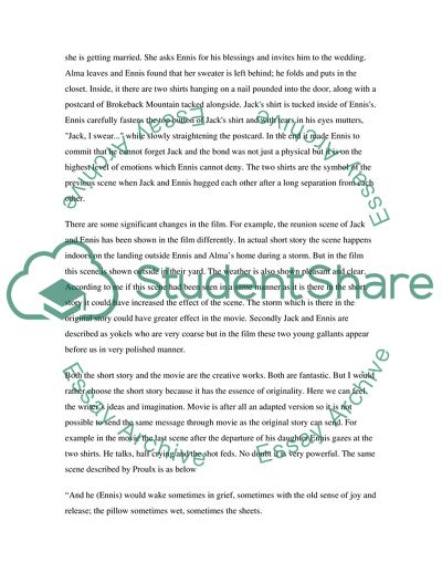 Analysis of Brokeback Mountain