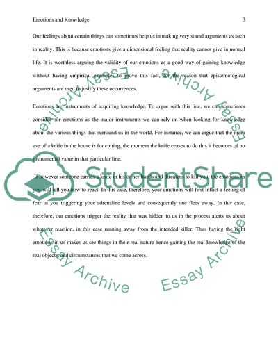 When Should we Trust our Emotions in the Pursuit of Knowledge