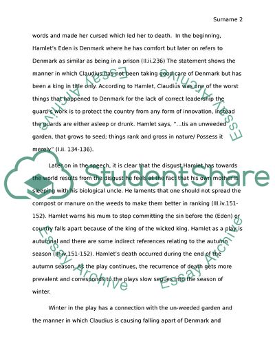 Archetypes in the Play Hamlet