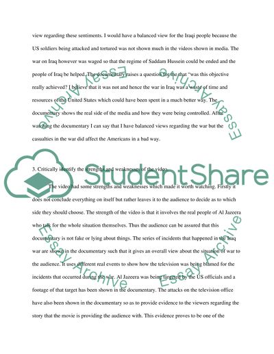 Perception of a Documentary