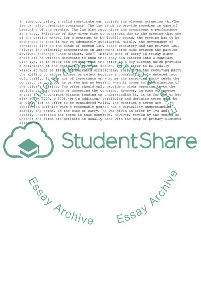 Learning about legal aspects of contract practice and procedure