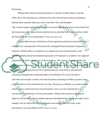 Melanie Klein vs Karen Horney