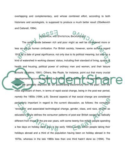 The Pride of Being a Member of British Society