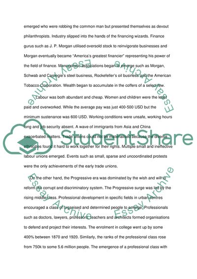 How Was the Ideology of the Progressive Era Different from That of the Gilded Age