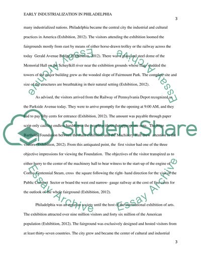 Early Industrialization in Philadelphia