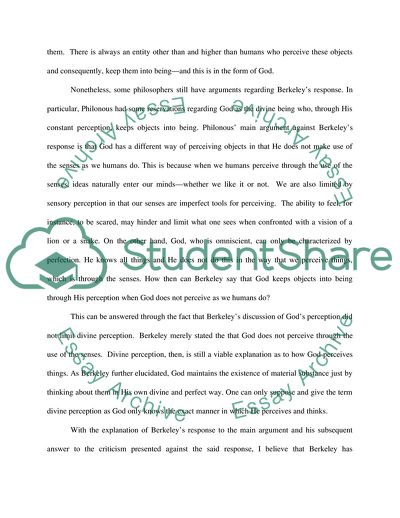 Berkeley on the Existence of Objects