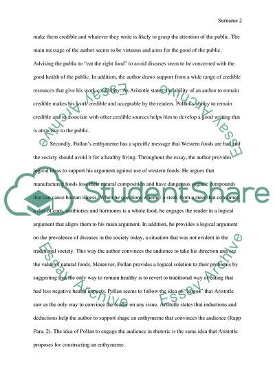 Escape from the Western Diet by Michael Pollan