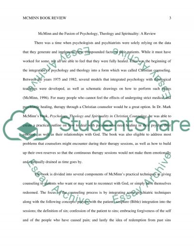 Integration of psychology and theology essay