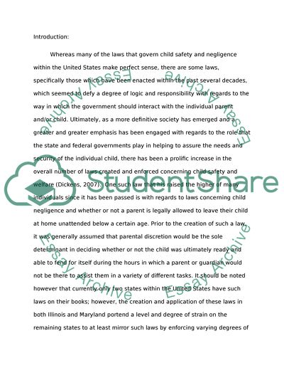 Child Maltreatment Laws