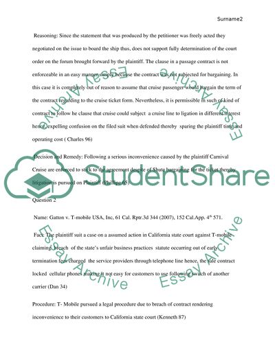 Major Questions in Business Law