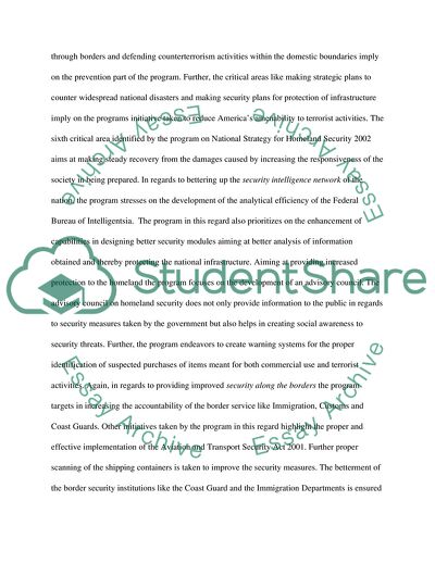 Comparison between National Strategies for Homeland Security to the Quadrennial Homeland Security