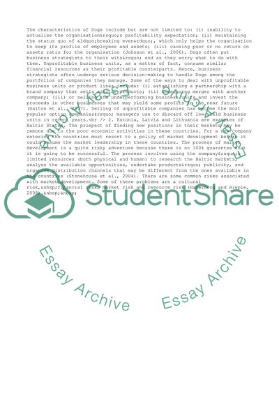 International Business Policy