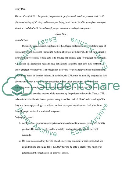 Examination of the Role Played by Paramedical Professionals
