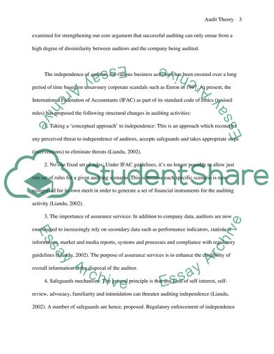 Audit dissertation example picture