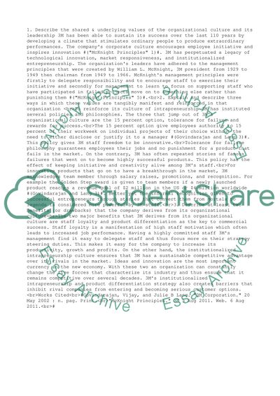 Researching a one company and Solving 3 Questions