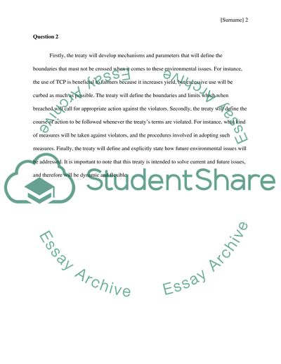 The Case of Cross-Border Chemicals