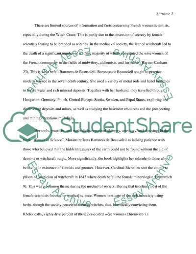 Role of women in math science and engineering field