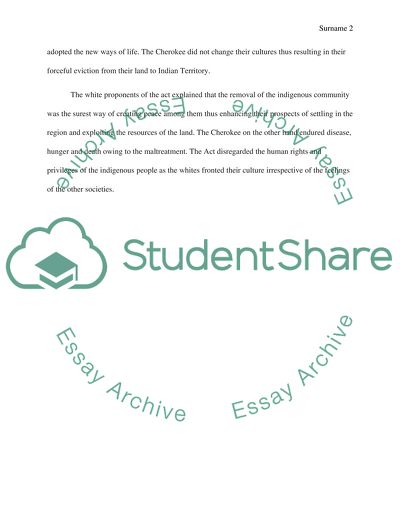 Jackson and the Cherokee