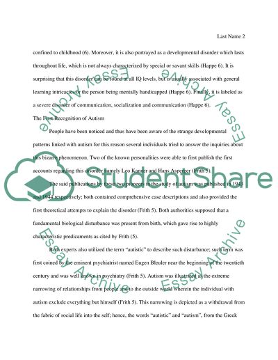 Autism: Slowly Achieving Lifes Endeavors