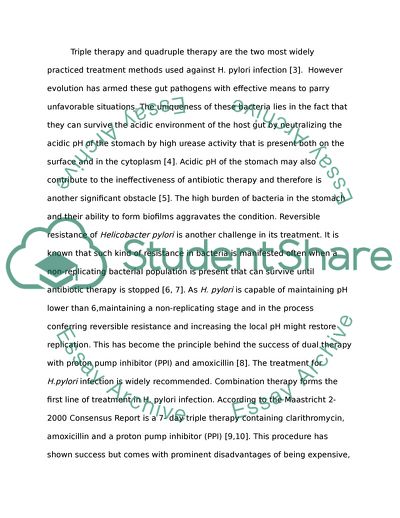 Helicobacter Pylori as a Gram-negative Microaerophilic Bacterium
