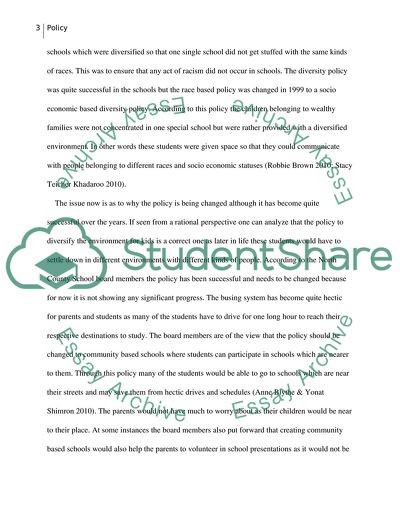 North Carolina Wake County Busing Policy