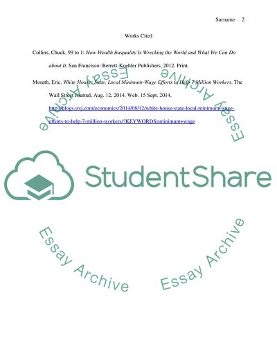 Economic Issue: Minimum Wage