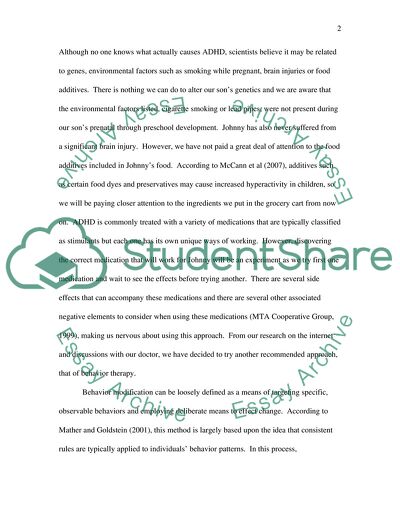 How a Child Lives with Attention Deficit Hyperactivity Disorder
