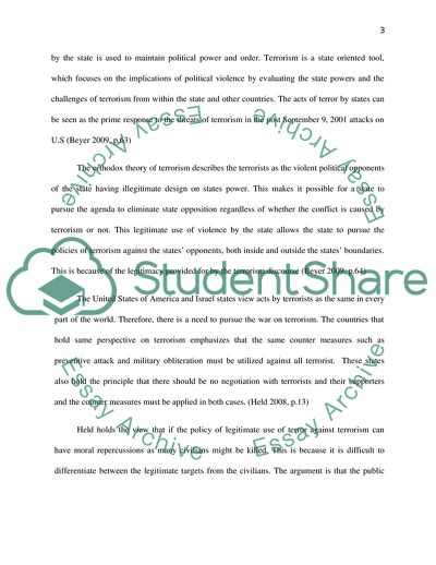 Legitimate Methods Employed in Conflicts