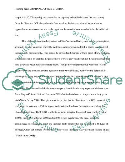 International Perspectives on Policing - Criminal Justice in China