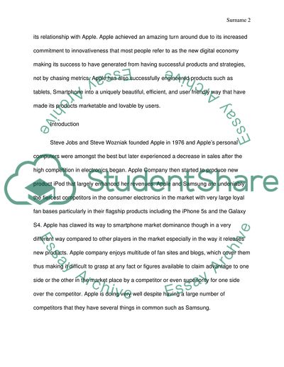 Successful Products and Strategies of Apple Company