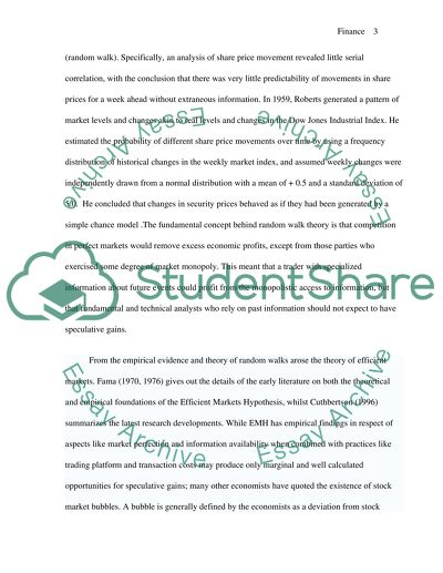 Returns from the Stock Markets