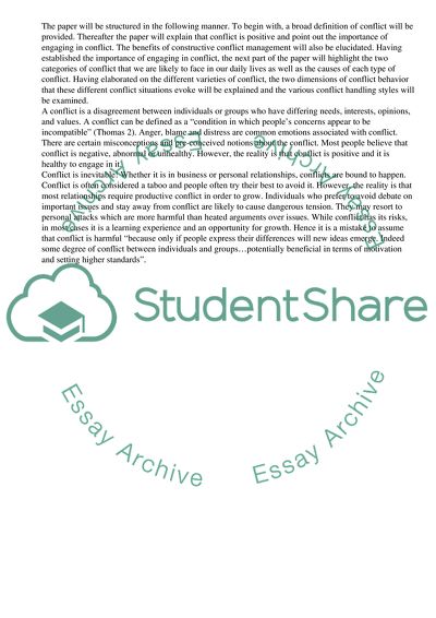 Conflict Management Styles