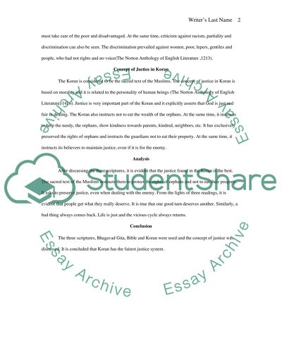 Concept of Justice in Bhagavad Gita