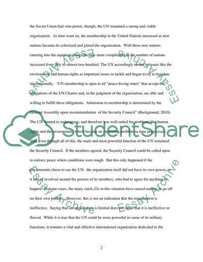 Why the UN Was Set Up During World War II