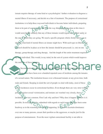 Five issues in corrections